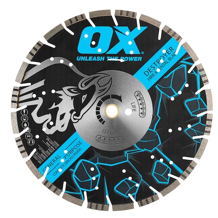 Ox Tools Ultimate OXTreme Multi-Cut Diamond Blade, 18" / 457mm OX-UDH10-18